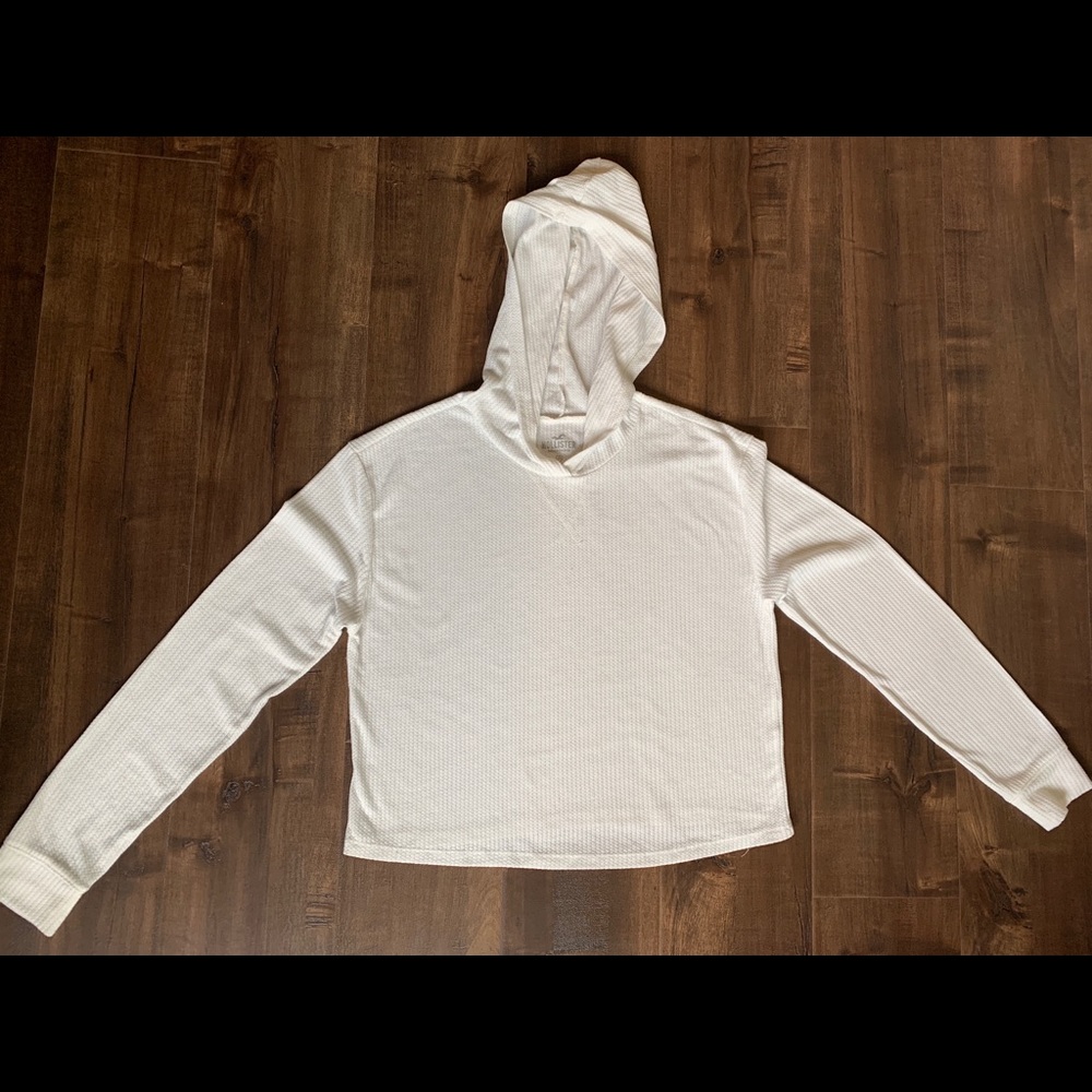 Hollister Light Weight Waffle Knit  Hoodie